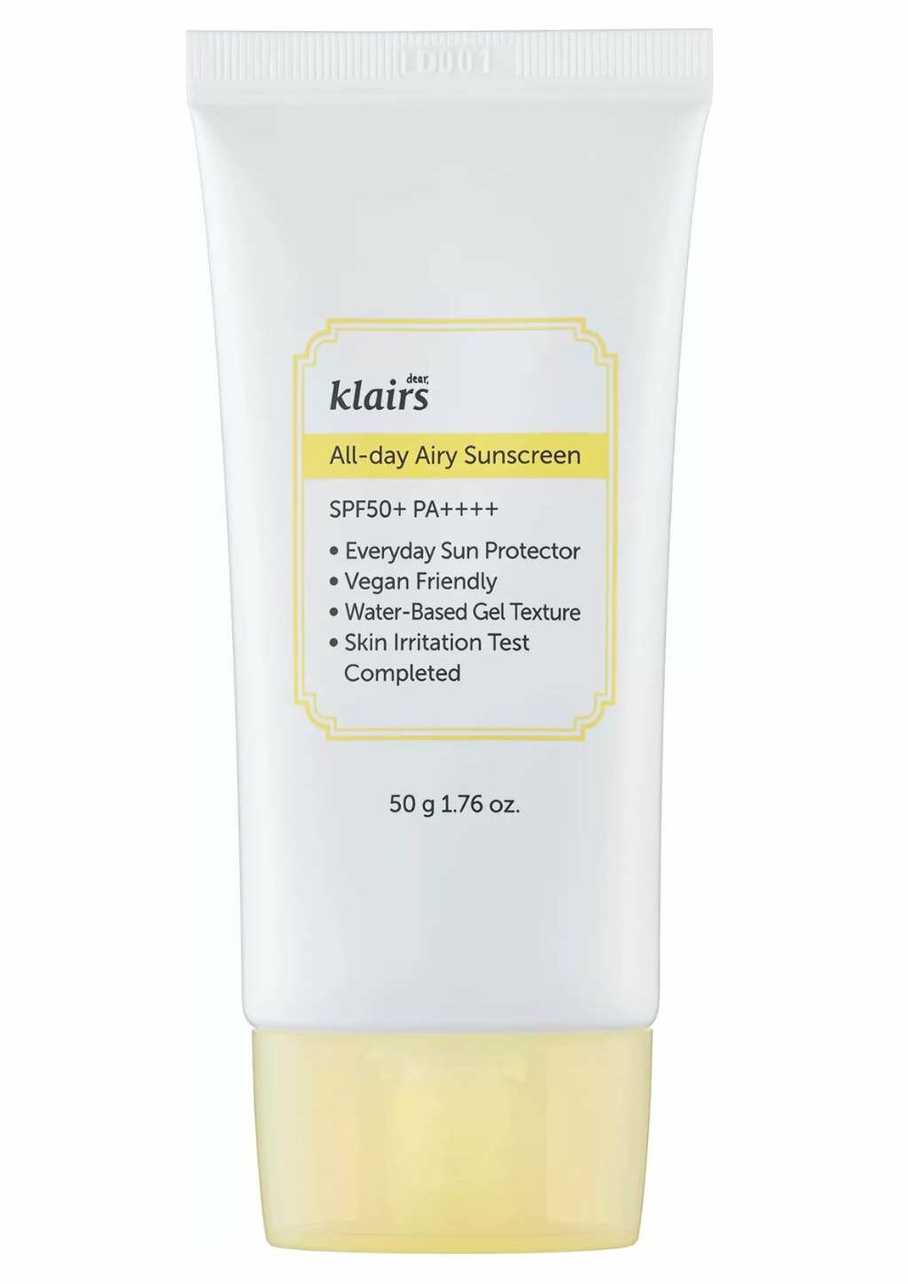 all day airy sunscreen klairs