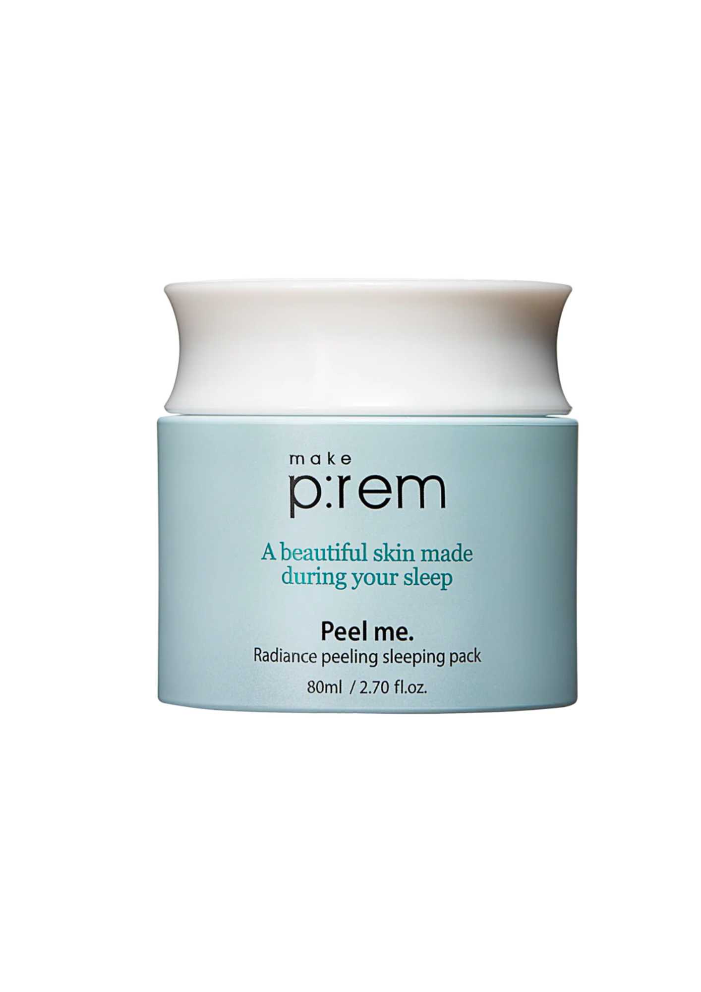 radiance peeling sleeping pack från make p:rem